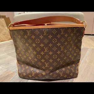 Louis Vuitton Delightful Tote Bag MM Brown Monogram